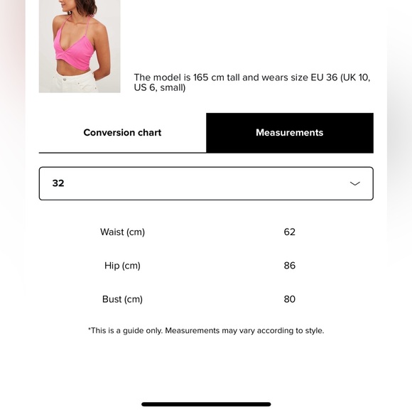 Nakd linen top- size 32 European - Picture 3 of 4